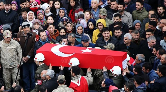 İdlib şehitleri son yolculuğuna uğurlandı