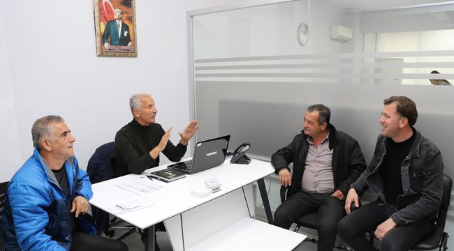 MENDERES'TE MUHTARLAR MASASI KURULDU