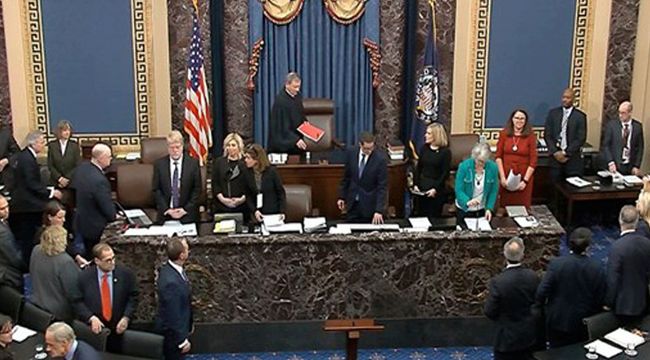 Senato Trump kararını açıkladı