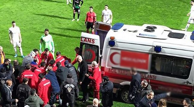 Süper lig maçında yasa boğan ölüm