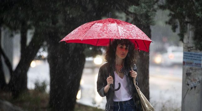 Üç il için kuvvetli yağış uyarısı