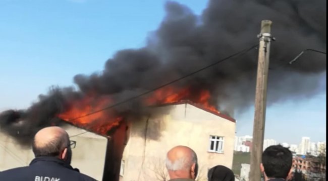 Avcılar'da korkutan alevler