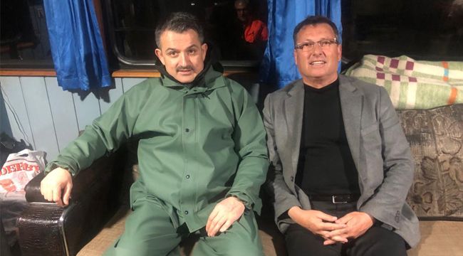 Bakan  Pakdemirli Ege'de inceleme yaptı