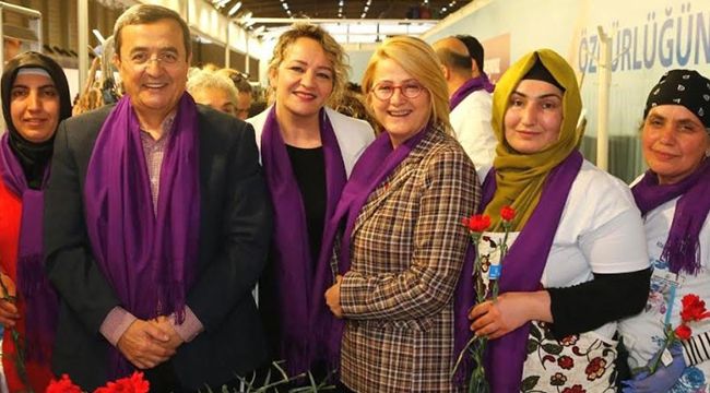 BAŞKAN BATUR'DAN 8 MART ZİYARETLERİ