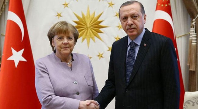 Cumhurbaşkanı Erdoğan, Merkel ile görüştü