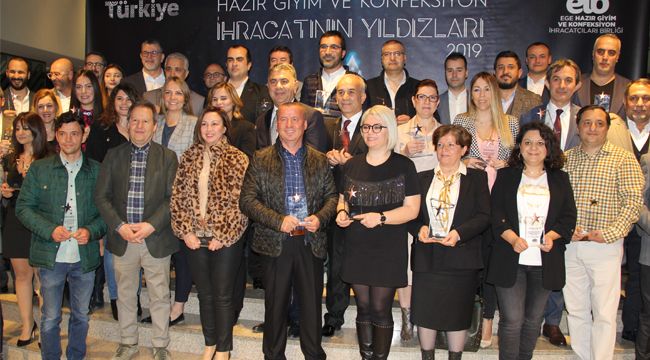 Ege Hazır Giyim ve Konfeksiyon İhracatçıları ödüllerine kavuştu
