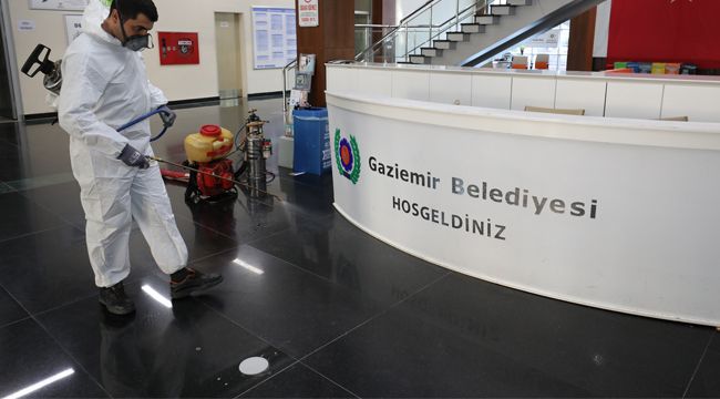 GAZİEMİR İLAÇLAMA EKİBİ KURDU