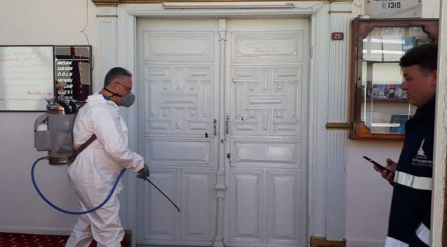 İBB DEZENFEKSİYON EKİPLERİ TEYAKKUZDA