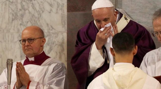 İptal açıklaması sonrası Papa ilk kez görüldü