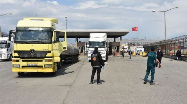 Irak sınırında temassız ticaret