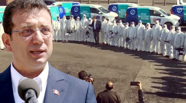 İstanbul'da koronavirüs alarmı! İmamoğlu, mobil hijyen filosunu sahaya sürdü