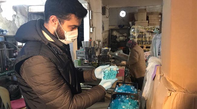 İstanbul'da sahte dezenfektan operasyonu