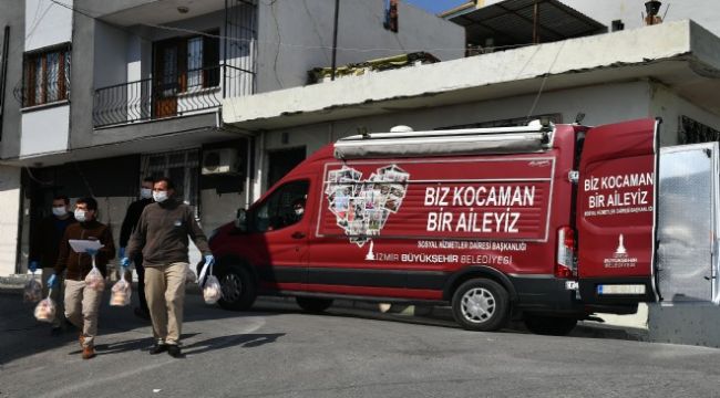 İZMİR’DE İHTİYAÇ SAHİPLERİNE SICAK DESTEK