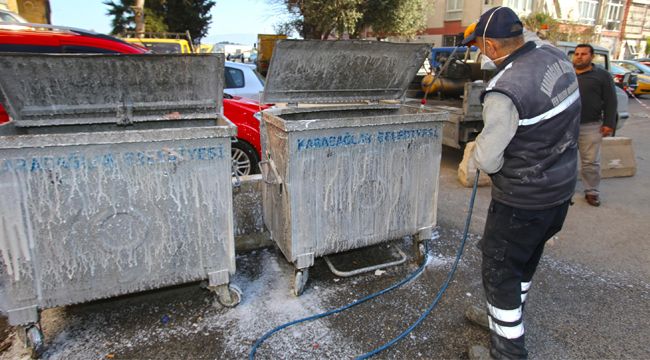 KARABAĞLAR'DA KORONAVİRÜS ÖNLEMLERİ