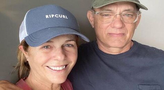Koronavirüse yakalanan ünlü oyuncu Tom Hanks ve eşinden ilk kare