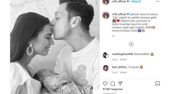 Mesut Özil baba oldu
