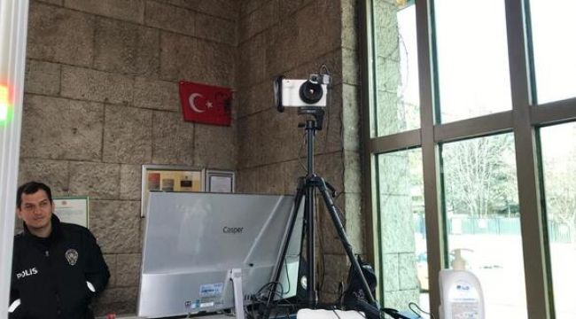 TBMM'de koronavirüse karşı termal kamera uygulamasına başlandı