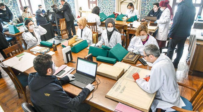 Topkapı Sarayı’nda tek tek sayım