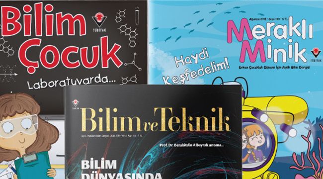 TÜBİTAK dergileri ücretsiz oldu