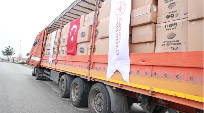 TÜRKİYE'DEN İRAN'A YARDIM ELİ