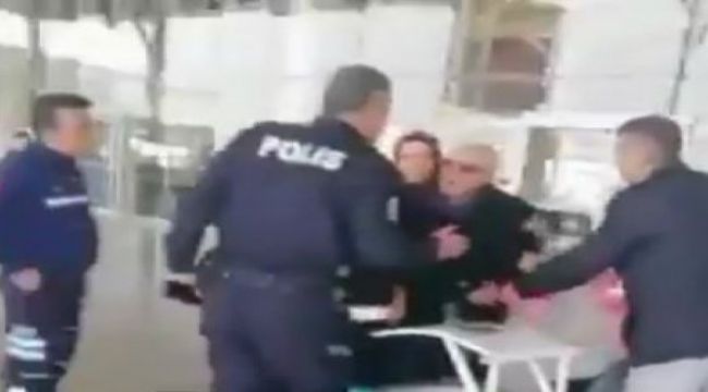 Valilikten, yaşlı adama kötü davranan polis hakkında karar