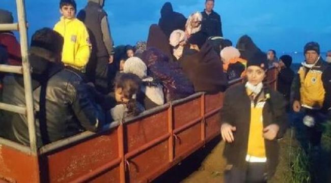 Yan yatan teknedeki 175 kişi kurtarıldı