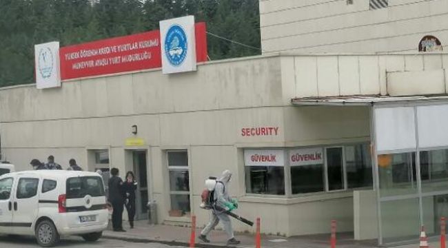 Yurtta karantinaya alınan öğrencilere duygulandıran notlar