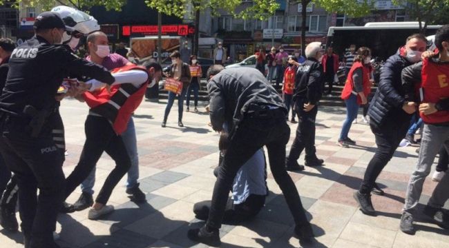 1 Mayıs eyleminde 11 gözaltı