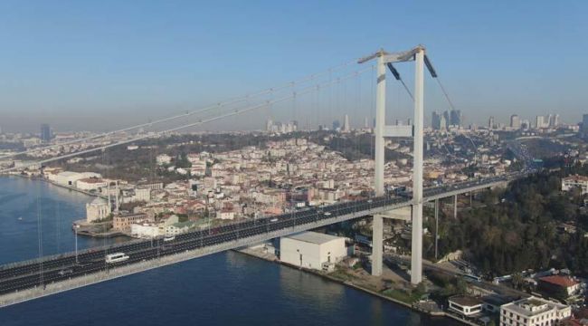 15 Temmuz Şehitler Köprüsü'nde pazartesi trafiği