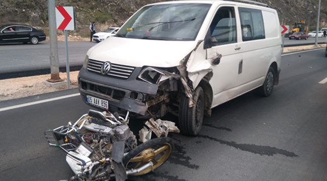 19 yaşındaki genç, yeni aldığı motosikletiyle kazada öldü
