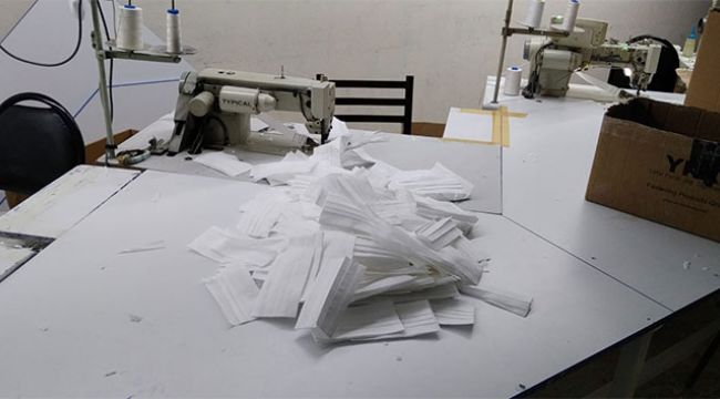 20 bin tıbbi maske ele geçirildi