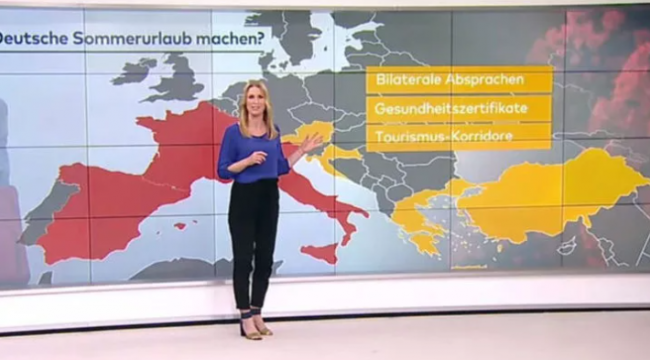 Alman televizyonunda Türkiye haberi