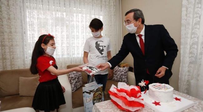 BAŞKAN BATUR’DAN 23 NİSAN’DA DOĞUM GÜNÜ SÜRPRİZİ