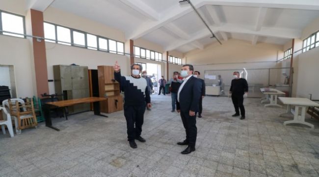 Bergama temizlik timine yeni şantiye