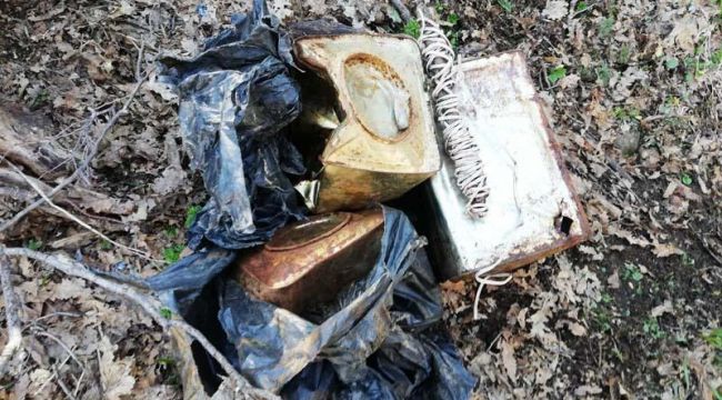 Bitlis’te toprağa gömülü 105 kilo patlayıcı ele geçirildi