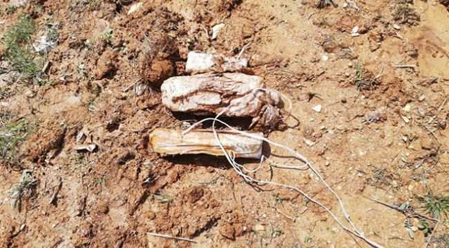 Bitlis’te toprağa gömülü 20 kilo EYP ele geçirildi