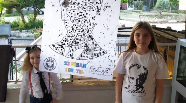 BUCALI PIRLANTALAR ATATÜRK SEVGİLERİYLE HERKESİ DUYGULANDIRDI