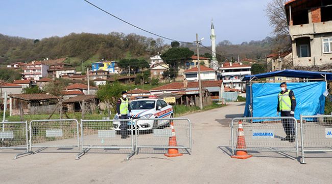Çan'da karantina süresi uzayan Maltepe köyünde sessizlik