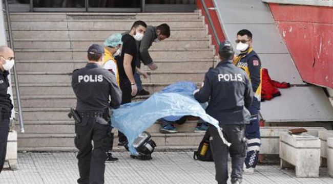 Çarşının merdivenlerinde ölü bulundu