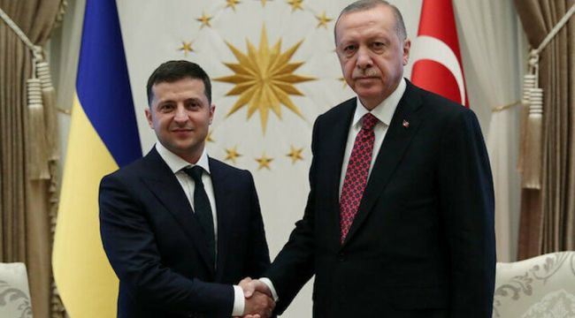 Cumhurbaşkanı Erdoğan Zelenskiy ile görüştü