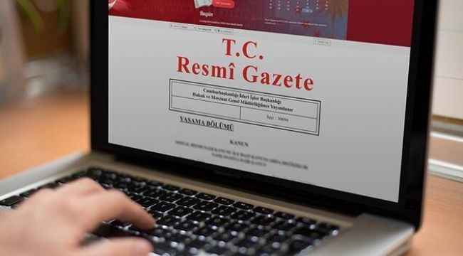 Cumhurbaşkanı kararı Resmi Gazete'de