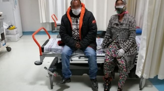 Ev karantinasından kaçan aile jandarmaya yakalandı