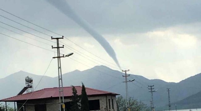 Gaziantep’te hortum görenleri korkuttu