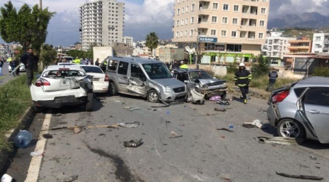 Hatay'da feci kaza