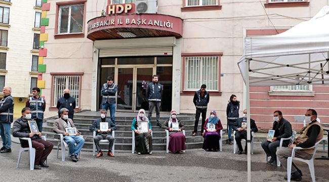 HDP önündeki eylemde 214'üncü gün
