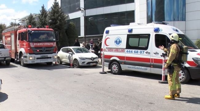 İstanbul'da hastanede yangın paniği
