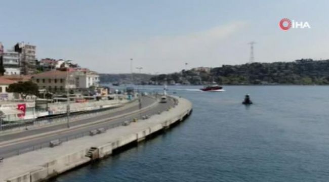 İstanbul'da kısıtlama sonrası sahiller sakinliğini korudu