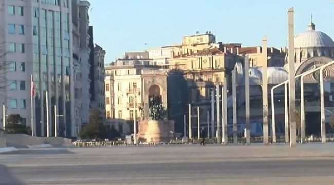 İstanbul'da yasak sabah sessizlik hakim
