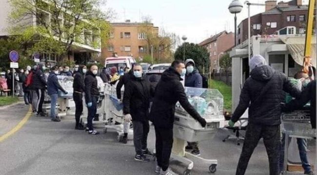 İtalya ve İspanya açık hava hastanesi