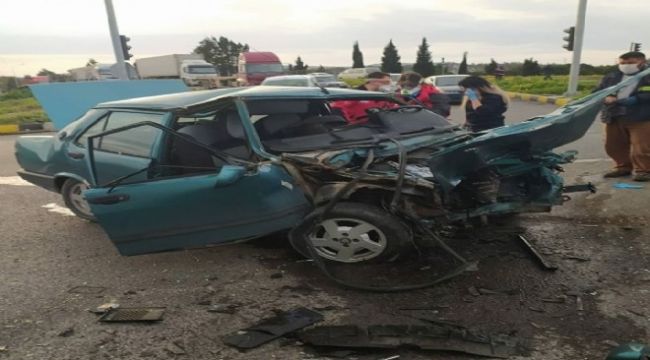 İZMİR'DE KORKUNÇ KAZA